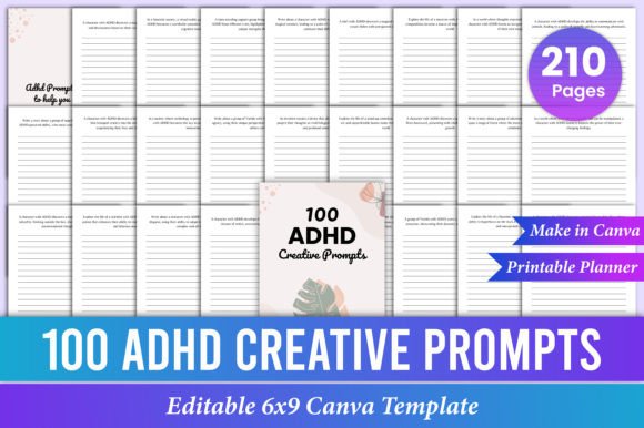 100 ADHD Creative Writing Prompts Kdp: Unlocking Flow for Writers