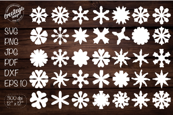 Beautiful Paper Flower Template Set for Crafting