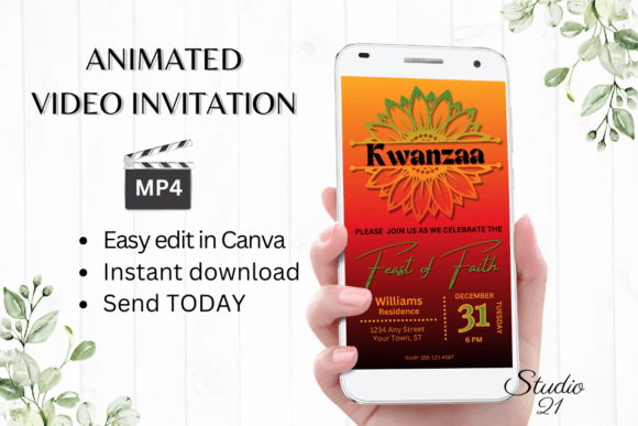 Celebrate with a Click: Your Electronic Kwanzaa Invitation