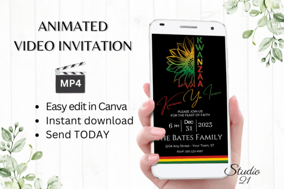 Celebrate with an Animated Kwanzaa Invitation