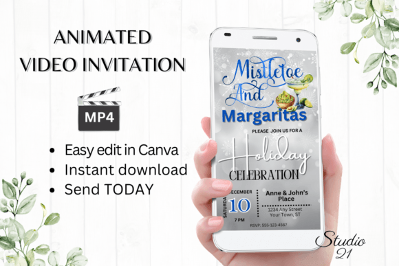 Create a Festive Invitation Fast with a Christmas Holiday Party Evite