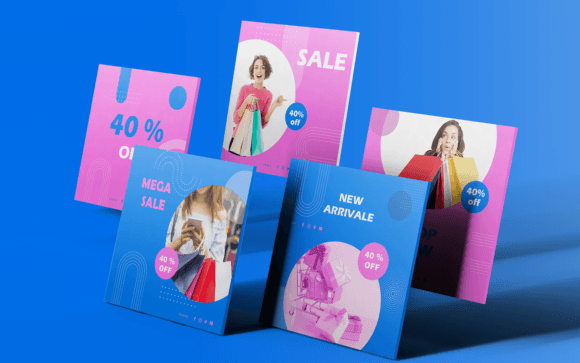 Elevate Your E-commerce Strategy with Social Media Template-06-22
