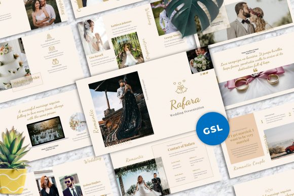 Rafara Wedding Google Slides: Elegant Templates for Any Project